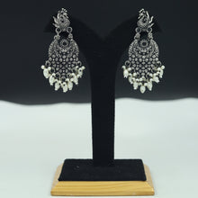 Chandbali Oxidized Earring 11601-81