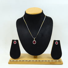 Light Zircon/AD Pendant Set 14861-08