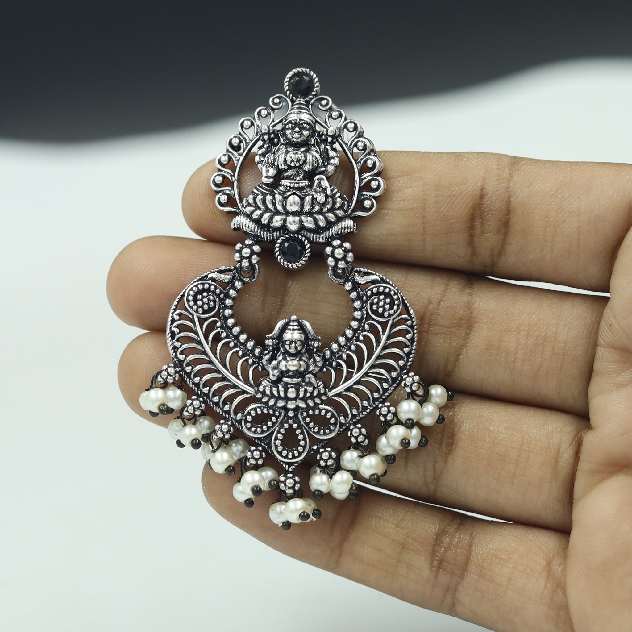 Chandbali Temple Earring 11595-81