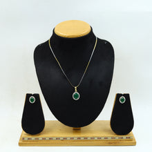 Light Zircon/AD Pendant Set 14861-08