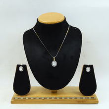 Light Zircon/AD Pendant Set 14861-08