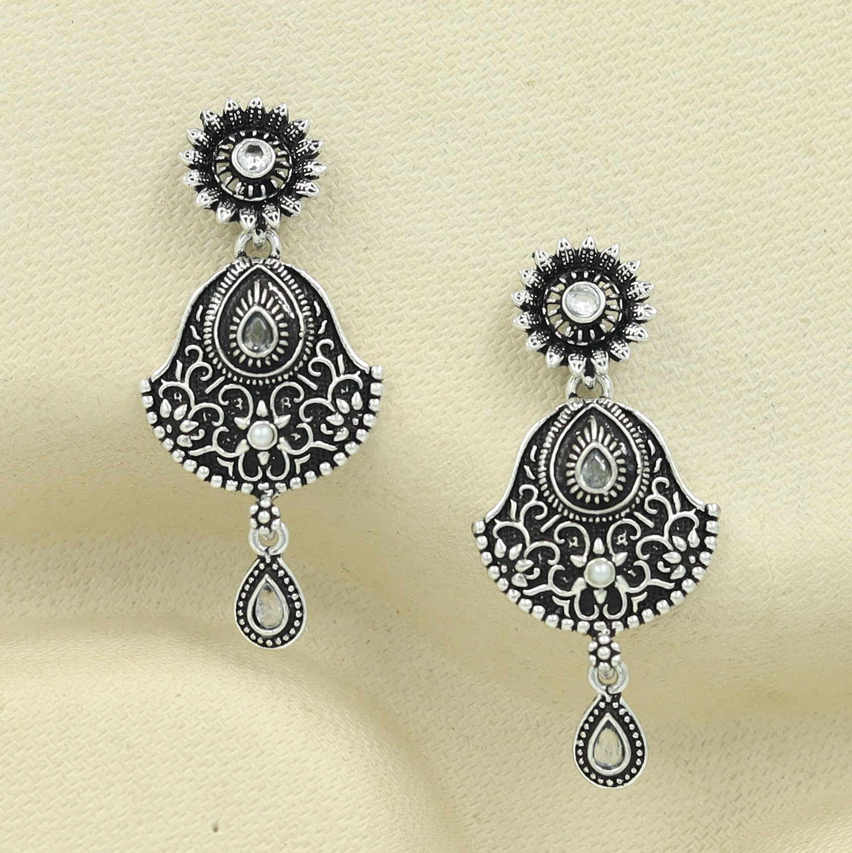 Light Earring Oxidized Earring 11592-81