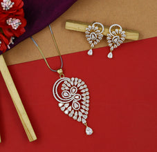 Zircon/AD Pendant Set 14871-08