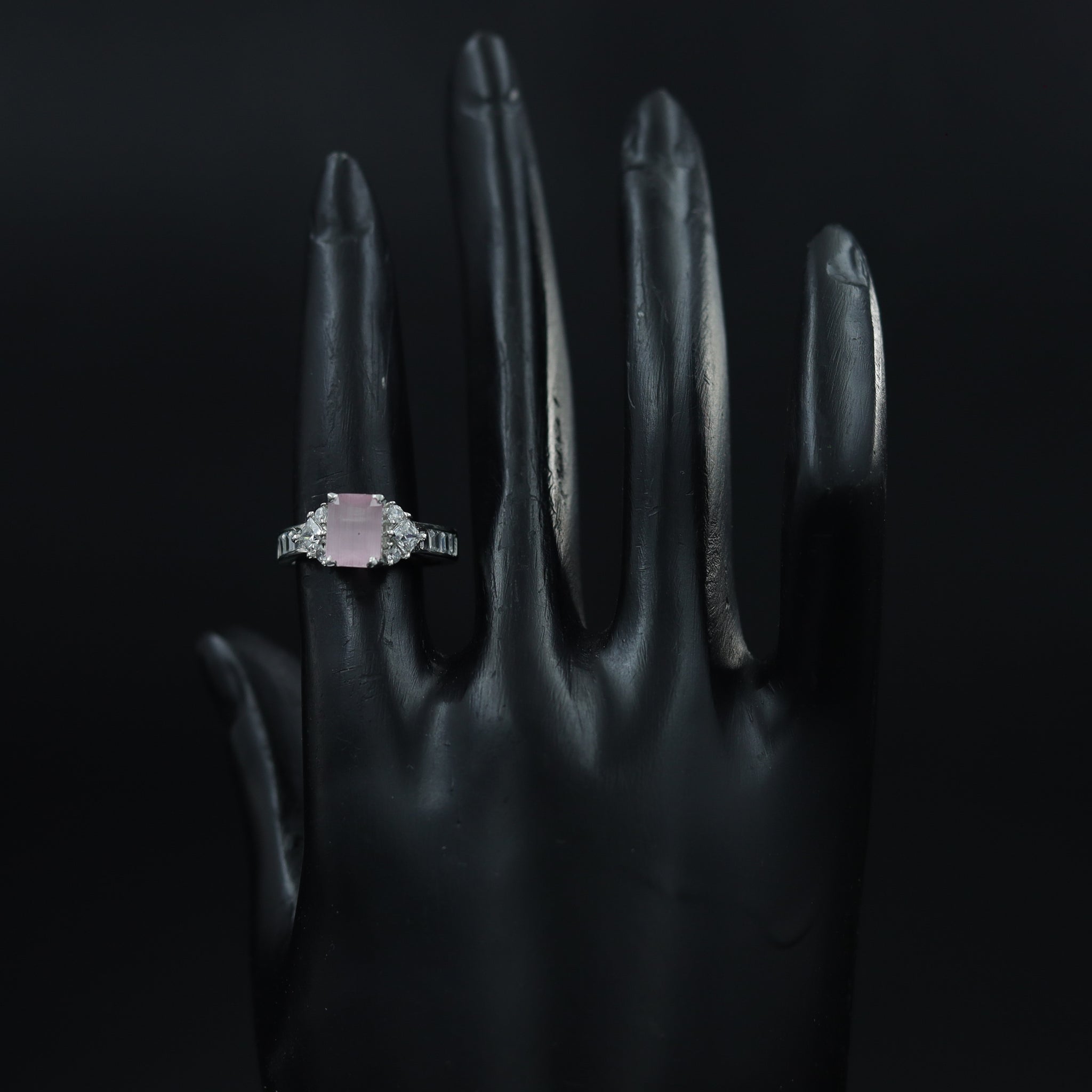 Zircon/AD Pink Ring 8672-08