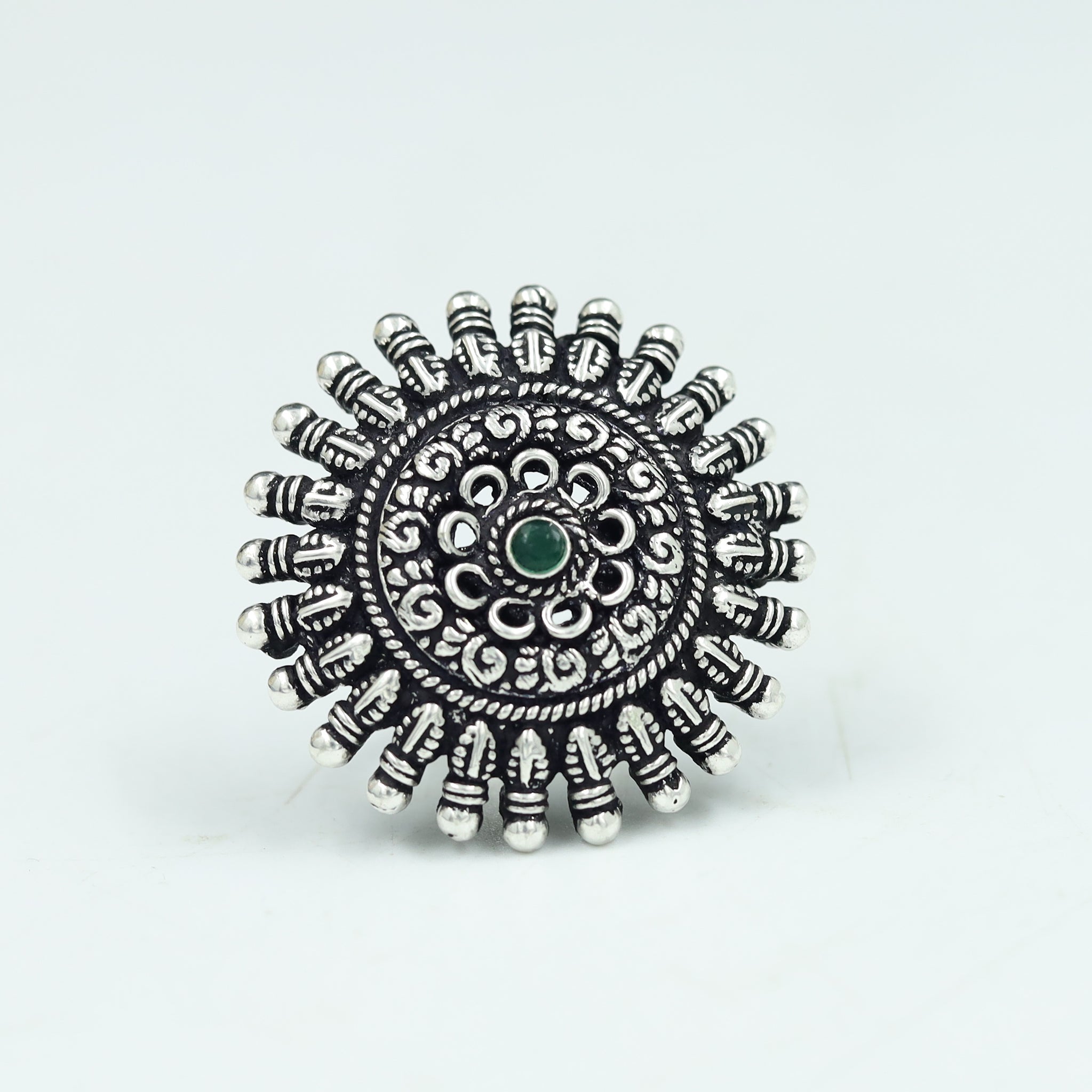 Silver Oxidized Ring 11585-81
