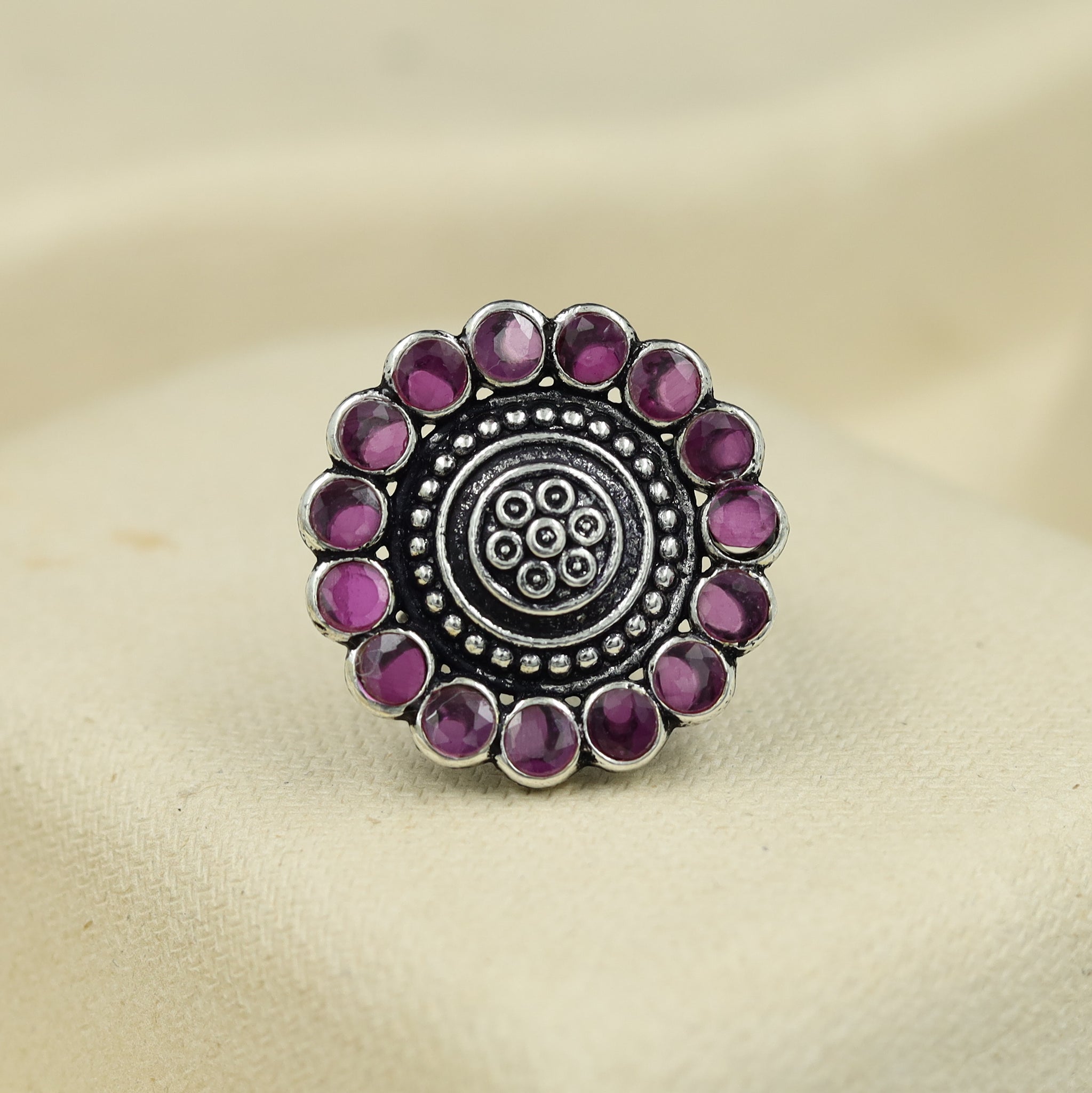 Silver Oxidized Ring 11593-81