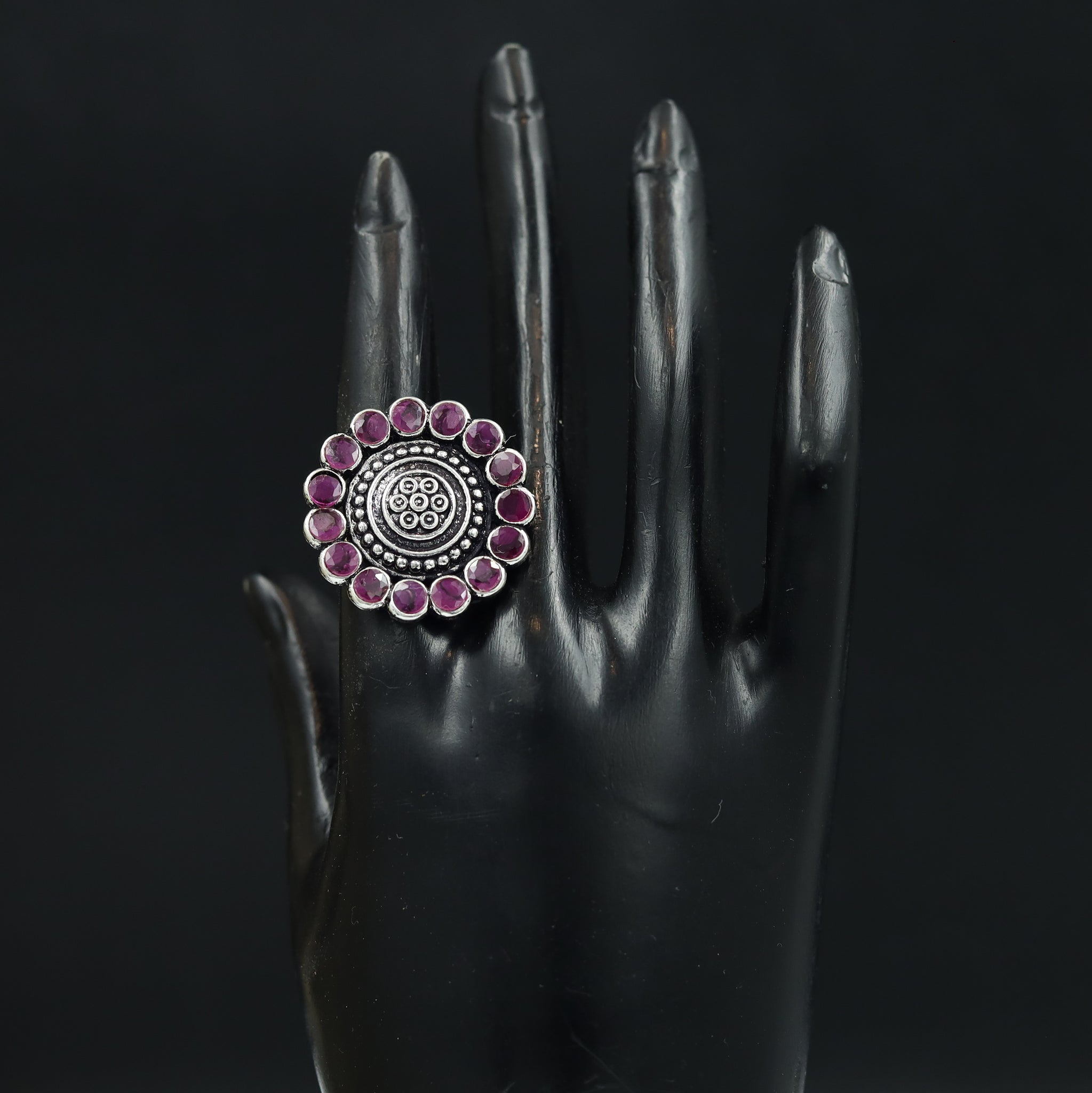 Silver Oxidized Ring 11593-81