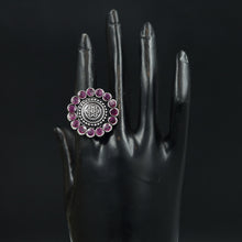 Silver Oxidized Ring 11593-81
