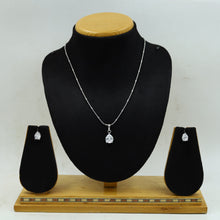 Light Zircon/AD Pendant Set 14859-08