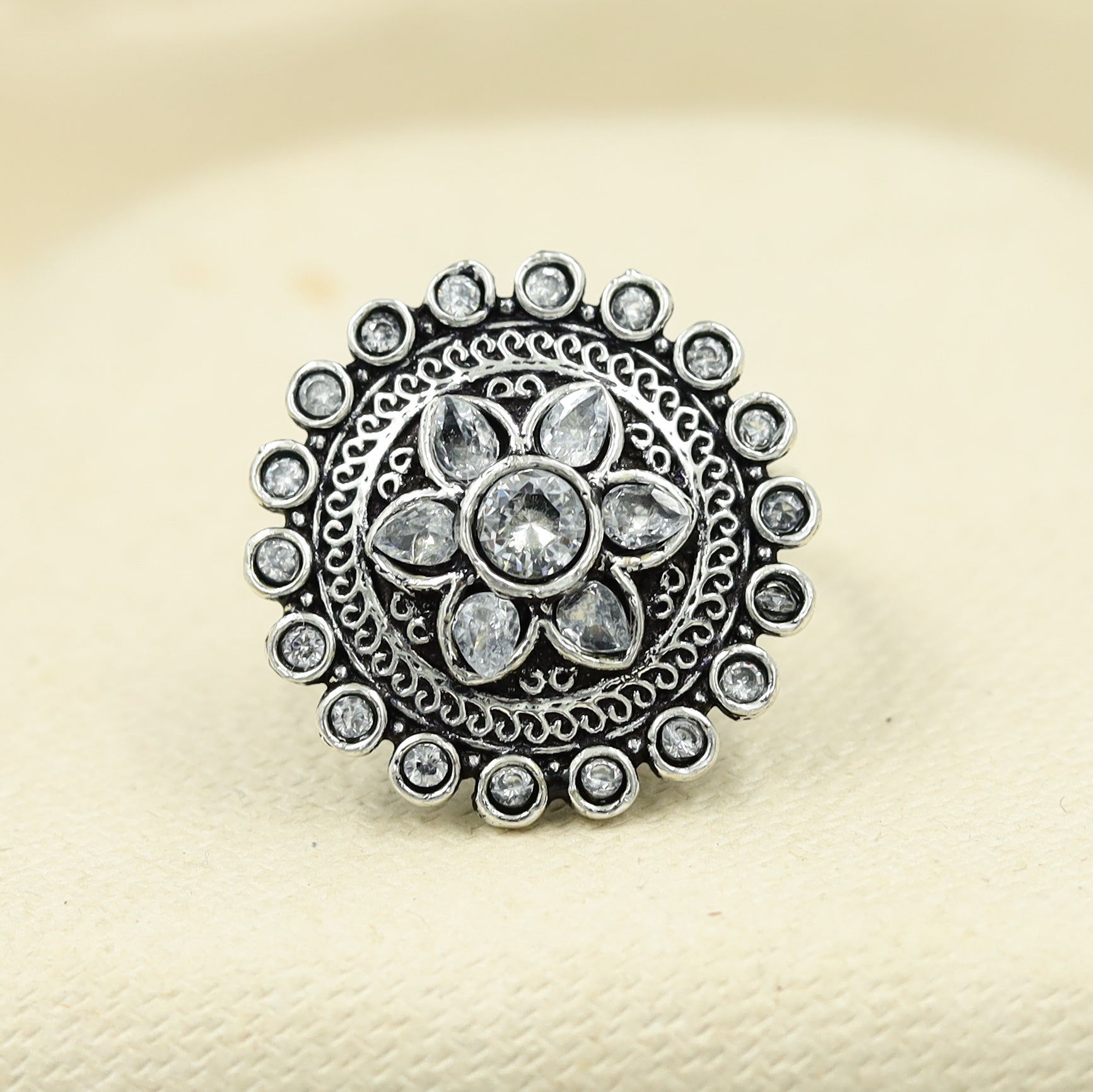 Silver Oxidized Ring 11590-81