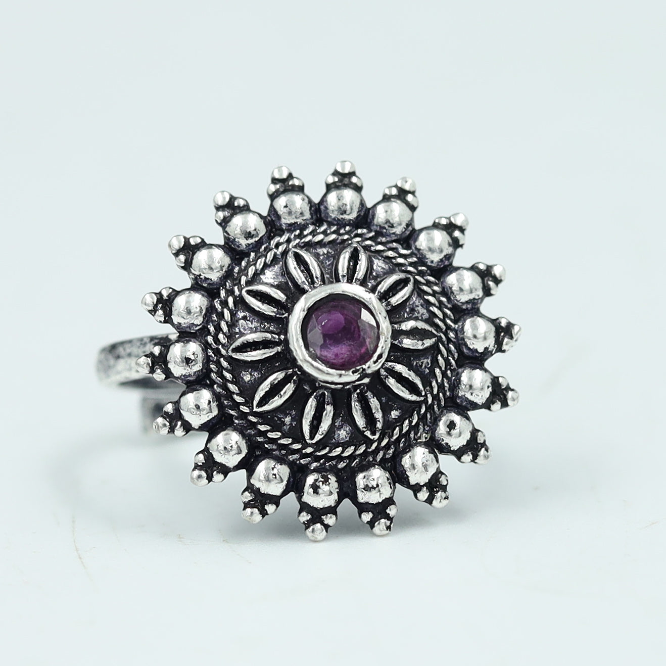 Silver Oxidized Ring 11583-81