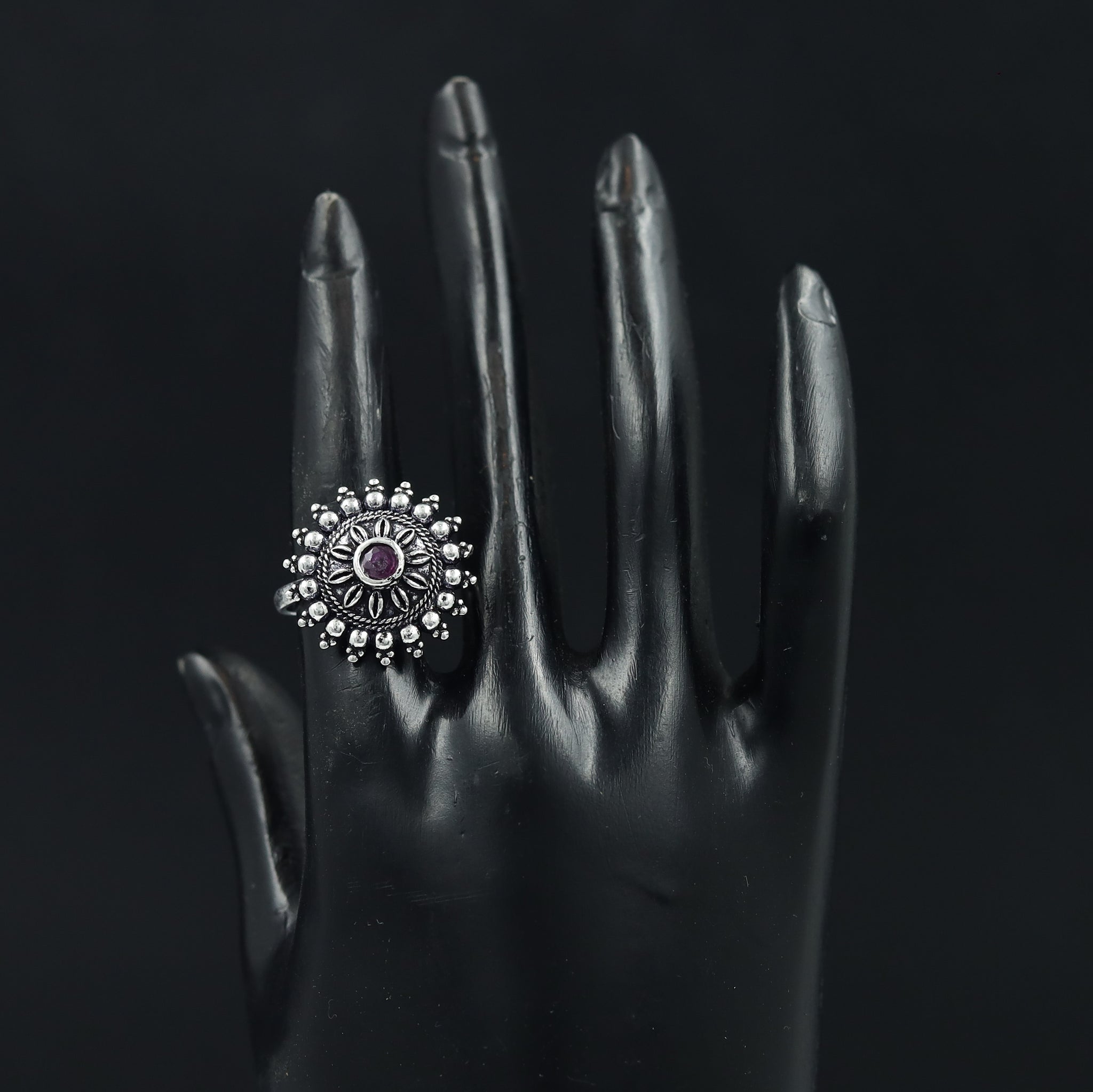 Silver Oxidized Ring 11583-81