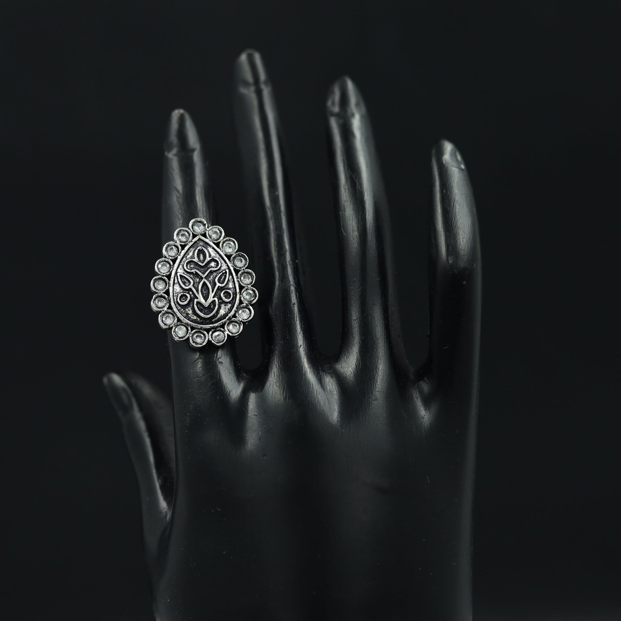 Silver Oxidized Ring 11587-81