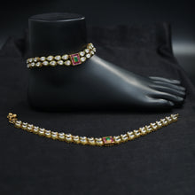 Polki Ruby Green Payal/Anklets 16801-3949