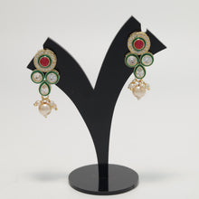 White Polki Necklace Set 19500-6683