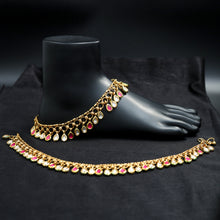 Kundan Ruby Payal/Anklets 14677-1817