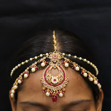 Gold Plated Stone Mathapatti 12826-9388