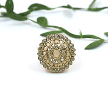 Antique Gold Finish Ring 4001-28