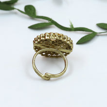 Antique Gold Finish Ring 4001-28
