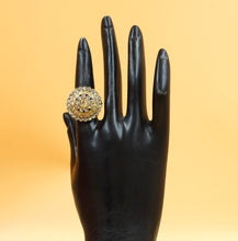 Antique Gold Finish Ring 4001-28