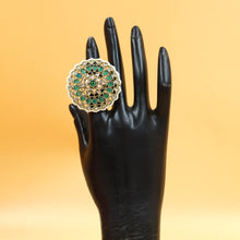Antique Gold Finish Ring 4006-28