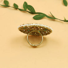 Antique Gold Finish Ring 4006-28