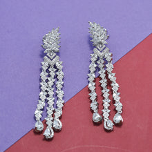 Zircon/AD Long Earring 1403-100