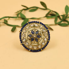 Antique Finish Adjustable Gray Ring 9653-4643