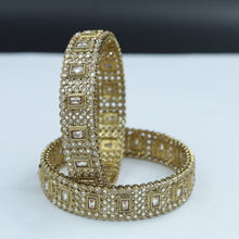Antique Mehandi Polish Bangles/Kada 15909-3056