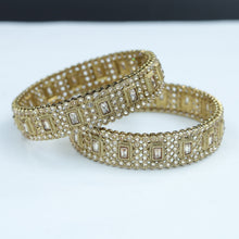 Antique Mehandi Polish Bangles/Kada 15909-3056