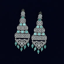 Mint Green Zircon/AD Earring 9791-4888