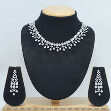 Round Neck Zircon/AD Necklace Set 5926-69
