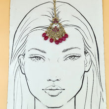 Ruby Maang Tikka 12226-8569