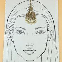 Mehandi Polish Maang tikka 8293-100