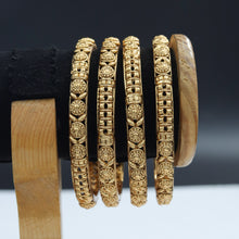 Gold Polish Bangles  19559-6742