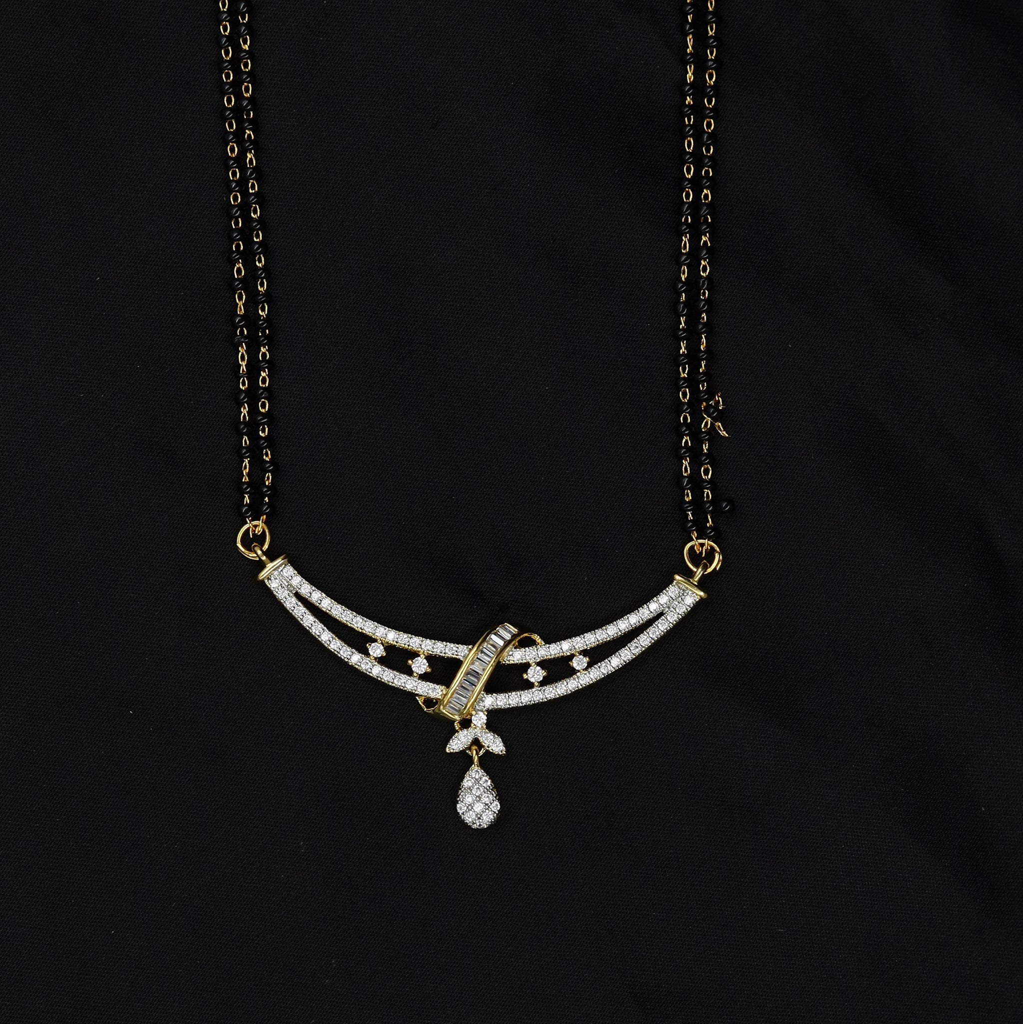 Zircon/AD Mangalsutra 10501-28