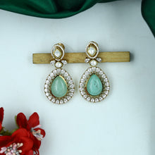 Sabyasachi Inspired Moissanite Round Neck Kundan Necklace Set 15099-87