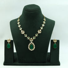 Sabyasachi Inspired Moissanite Heavy Kundan Pendant Set 15100-87