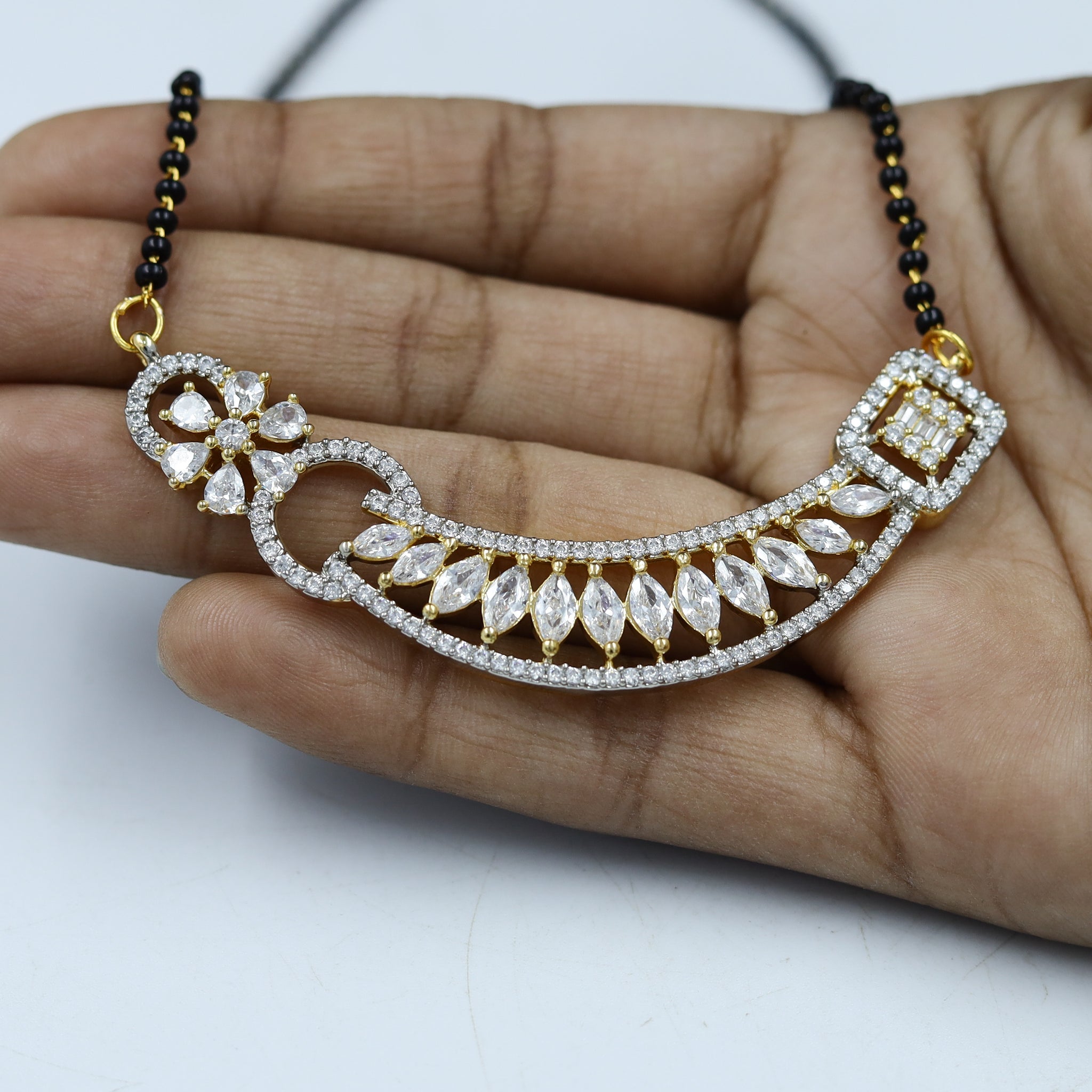 Zircon/AD Mangalsutra 6189-08