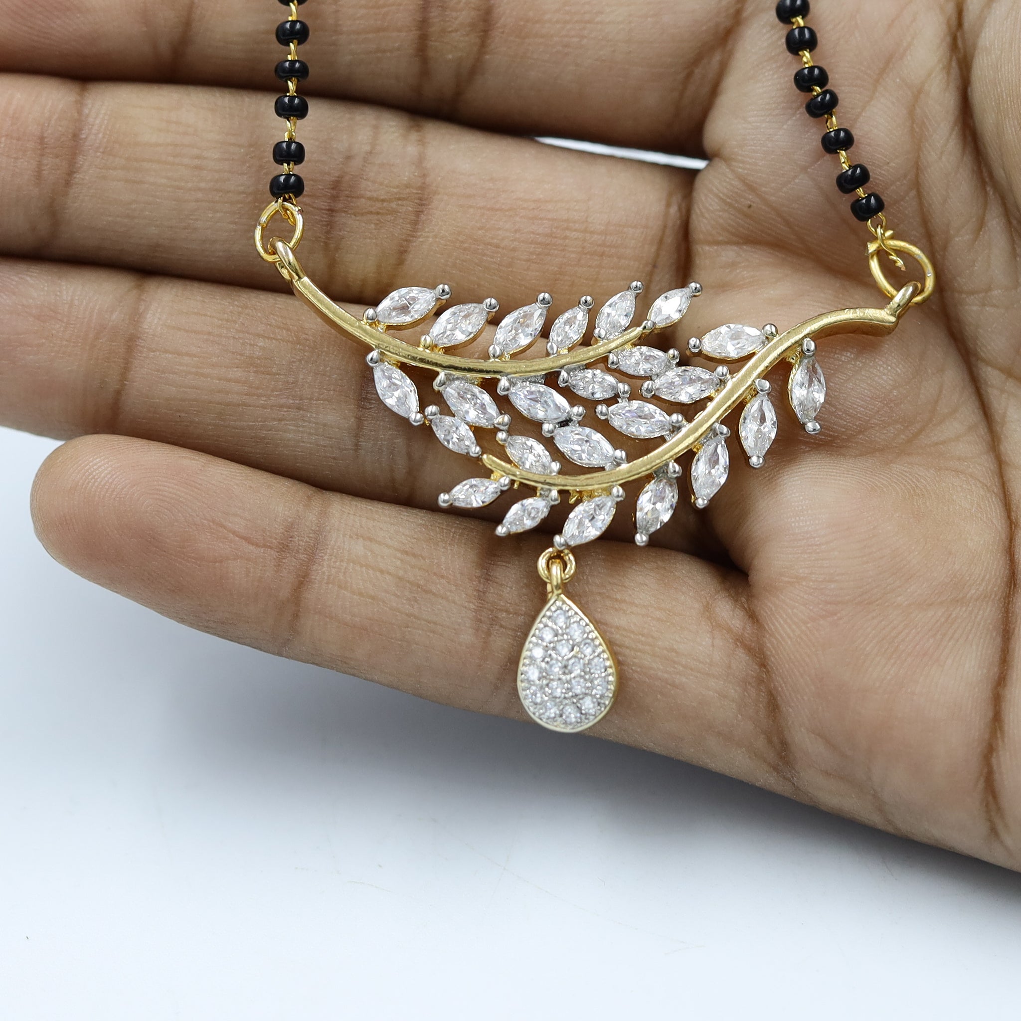 Zircon/AD Mangalsutra 6181-08