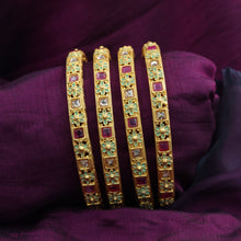 Mint Green Meenakari Bangles 15864-3011