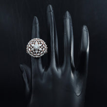 Zircon/AD Rose Gold Ring 18533-5715