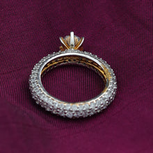 Zircon/AD Gold Plated Ring 6744-1225