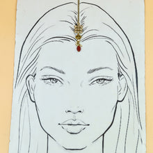 Ruby Maang Tikka 6888-0093
