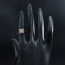 Rose Gold Plated Zircon/AD Ring 2170-6235