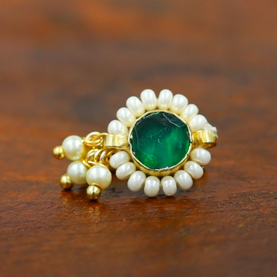 Kundan Nose Pin 4323-56