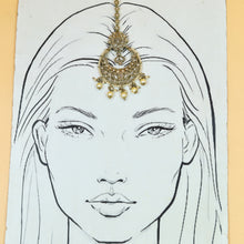 Antique Gold Maang Tika 9564-100