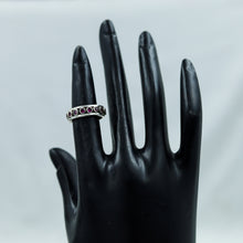 Ruby Silver Ring 15014-2159