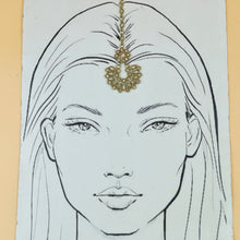 Mehandi Polish Maang Tikka 5648-100