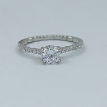 Zircon/AD Silver Ring 7933-05
